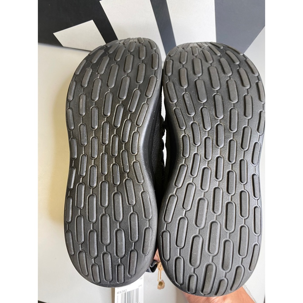 Adidas Lite Racer Adapt 7.0 K Black Carbon Mesh Slip On Sneakers IE6382 Mens 5 - Picture 5 of 6